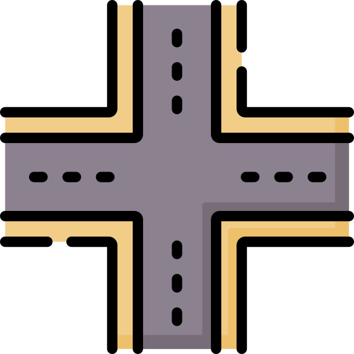 Crossroad Special Lineal color icon