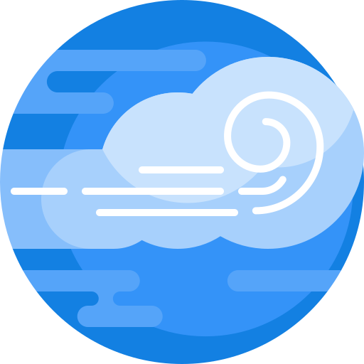 powietrze Detailed Flat Circular Flat ikona