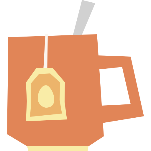 xícara de chá Cartoon Flat Ícone