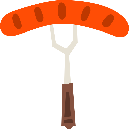 Sausage Cartoon Flat icon
