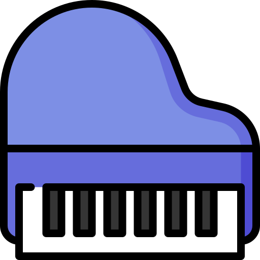 グランドピアノ Special Lineal color icon