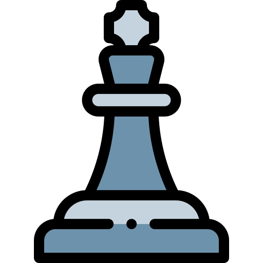 체스 조각 Detailed Rounded Lineal color icon