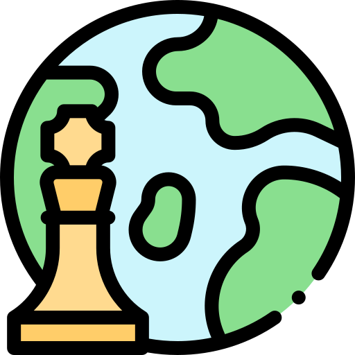 jogo de xadrez Detailed Rounded Lineal color Ícone