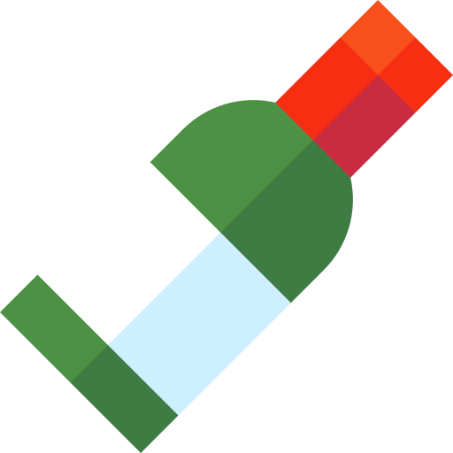 Wine Basic Straight Flat icon