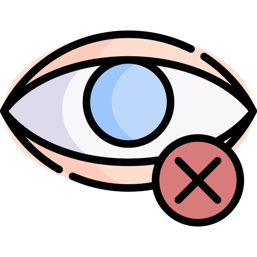 ceguera Special Lineal color icono