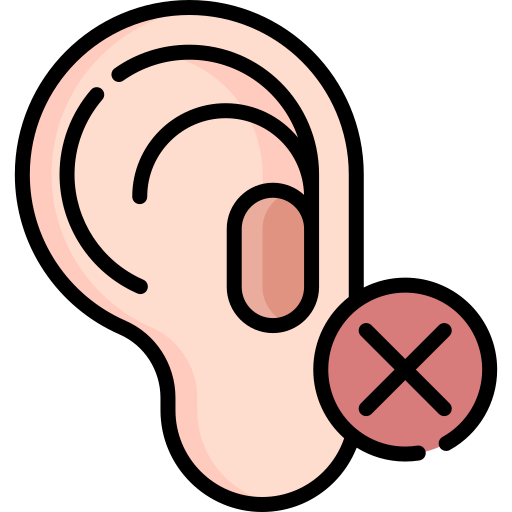 sordità Special Lineal color icona