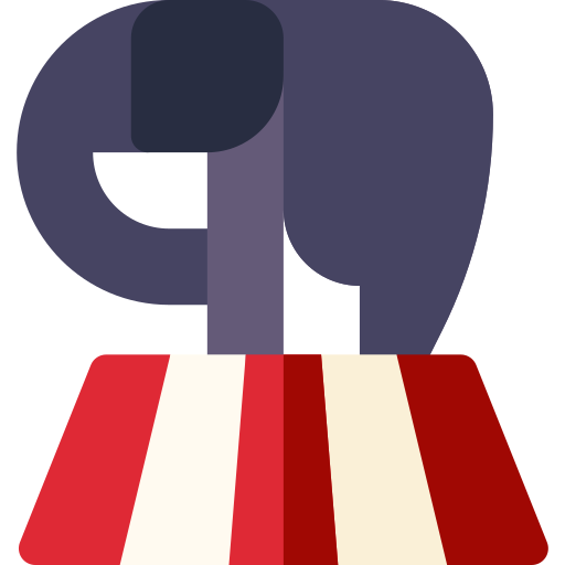 Слон Basic Rounded Flat иконка