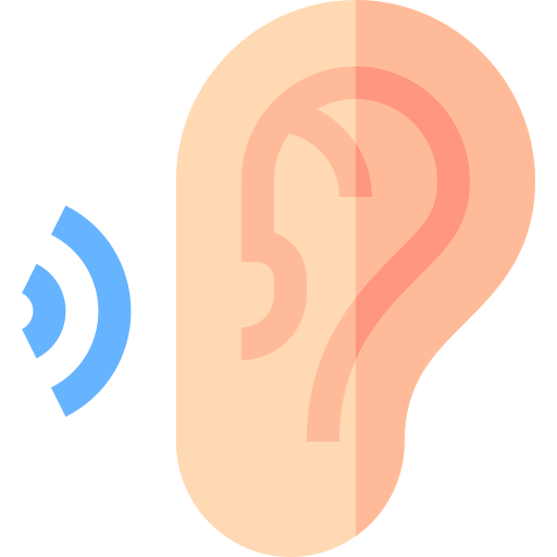 聴覚 Basic Straight Flat icon