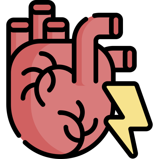 infarto de miocardio Special Lineal color icono