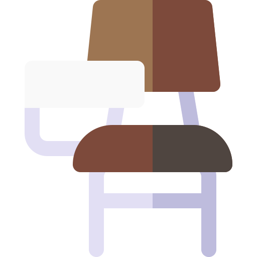 학교 책상 Basic Rounded Flat icon