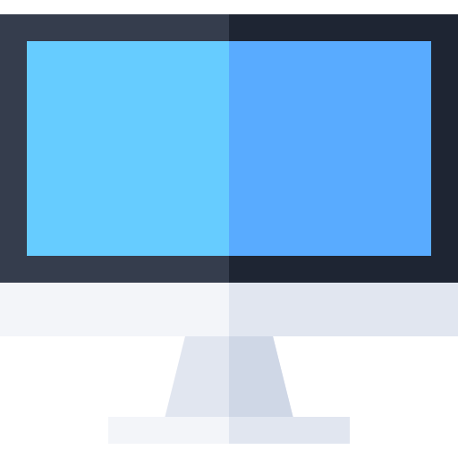 컴퓨터 Basic Straight Flat icon