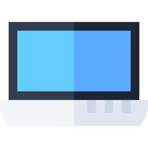 노트북 Basic Straight Flat icon