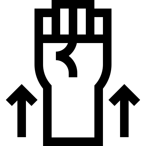 fortalecimento Basic Straight Lineal Ícone