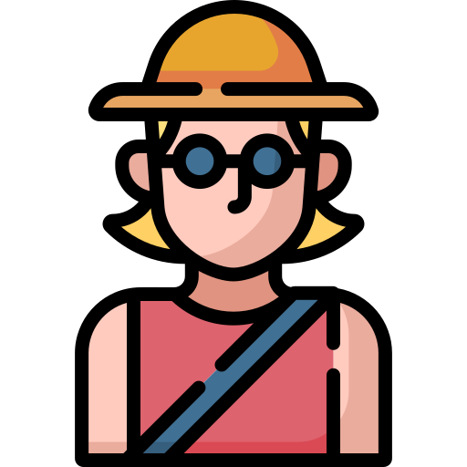turista Special Lineal color icono