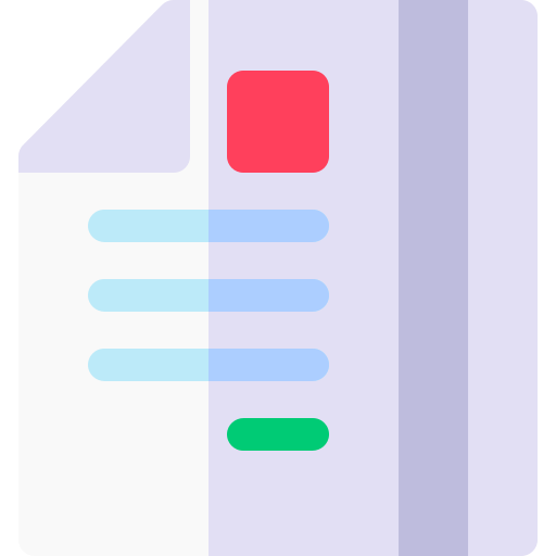 Exam Basic Rounded Flat icon