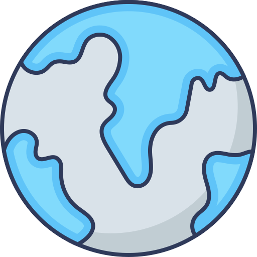 Земля Dinosoft Lineal Color иконка
