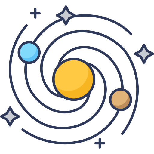 Солнечная система Dinosoft Lineal Color иконка