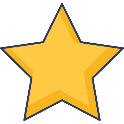 Звезда Dinosoft Lineal Color иконка
