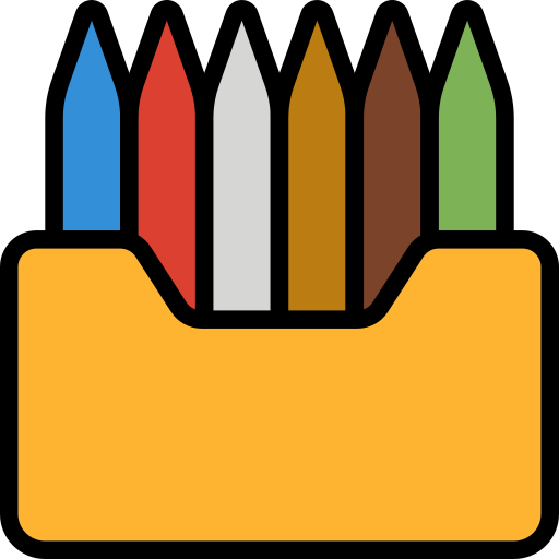 Цветные карандаши Generic Outline Color иконка