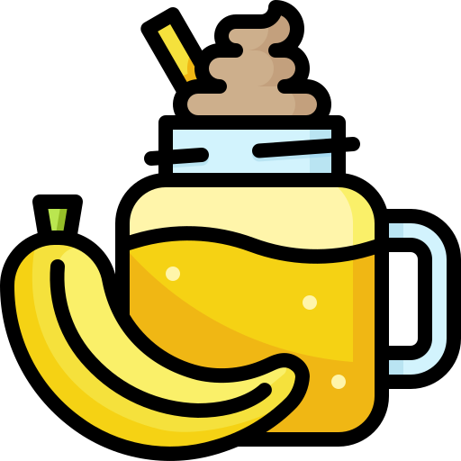 banaan smoothie Generic Outline Color icoon