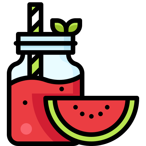 Watermelon smoothie Generic Outline Color icon