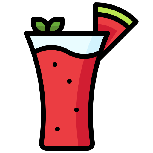 Watermelon smoothie Generic Outline Color icon