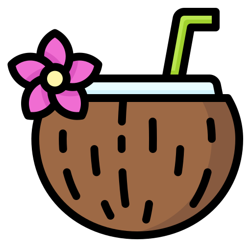 Coconut water Generic Outline Color icon