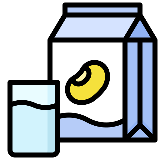 Soy milk Generic Outline Color icon