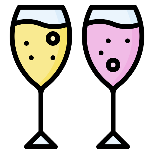 champanhe Generic Outline Color Ícone