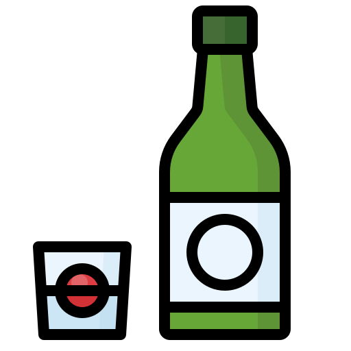 Soju Generic Outline Color icon