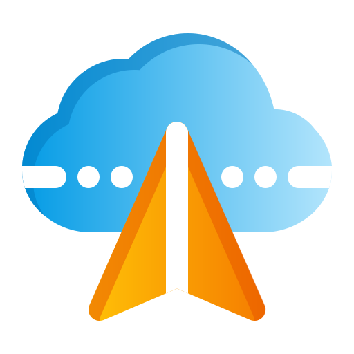 Cloud sharing Generic Flat Gradient icon