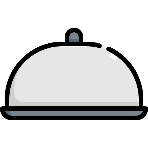 bandeja de comida Generic Outline Color icono