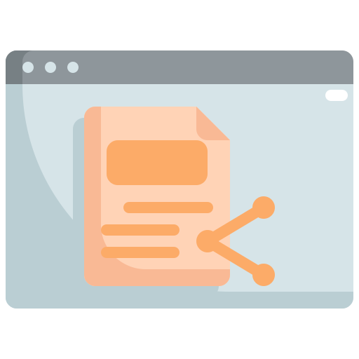 compartir datos Generic Flat icono