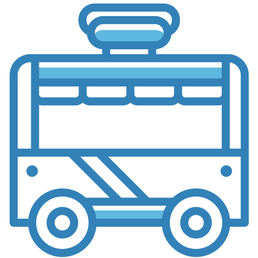 Food truck Generic Blue icon