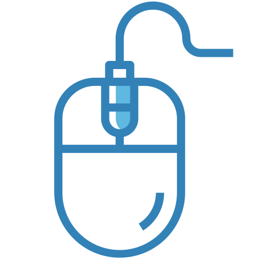 Mouse Generic Blue icon