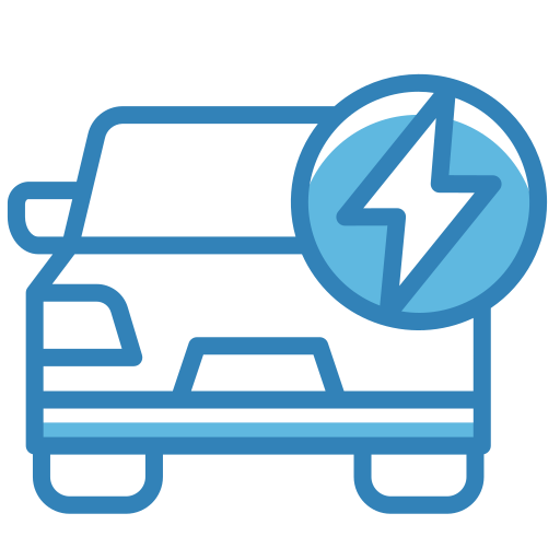 Electric car Generic Blue icon