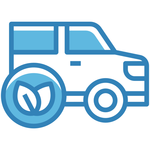 coche ecológico Generic Blue icono