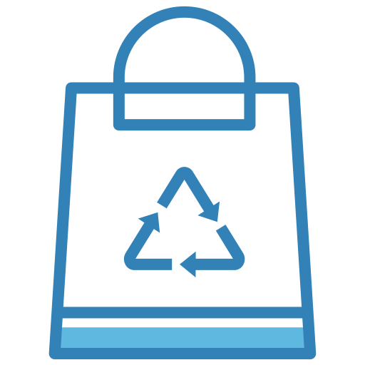 bolsa de reciclaje Generic Blue icono