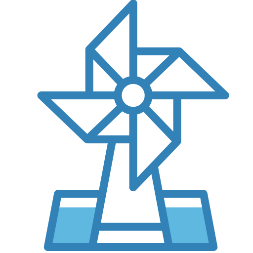 Windmill Generic Blue icon