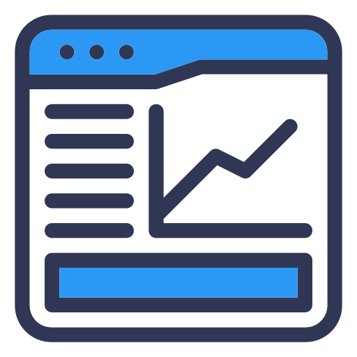 statistiche Generic Blue icona