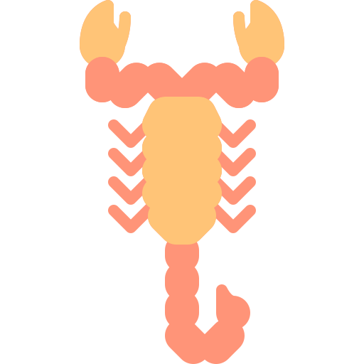 skorpion Berkahicon Flat ikona