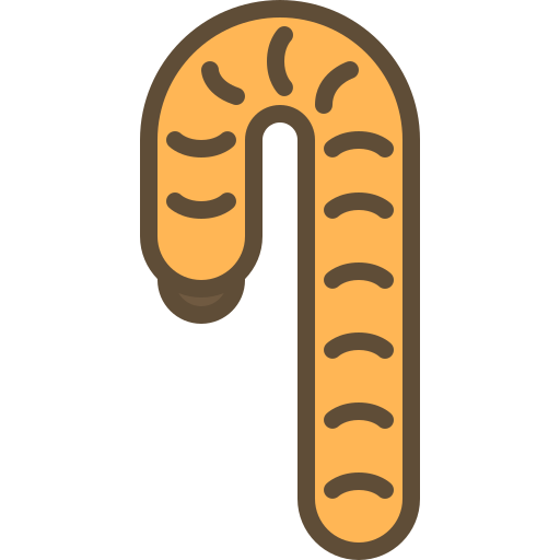 gusano Berkahicon Lineal Color icono