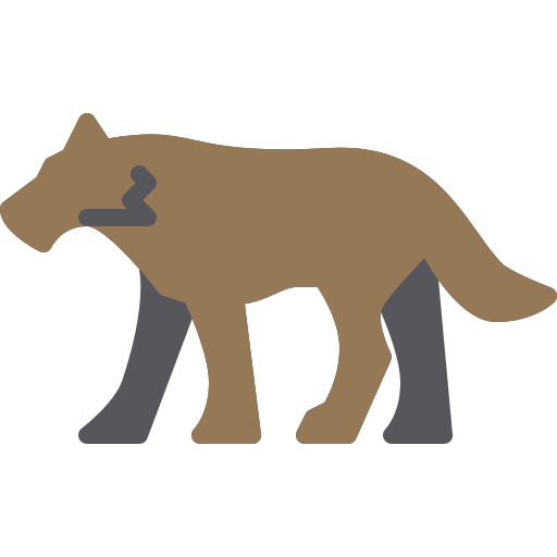 lobo Berkahicon Flat icono