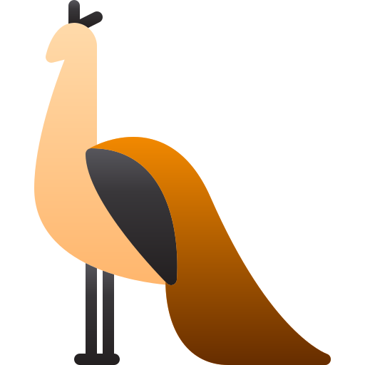 Peacock Generic Flat Gradient icon