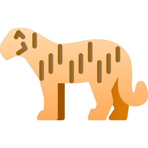 tigre Generic Flat Gradient icona