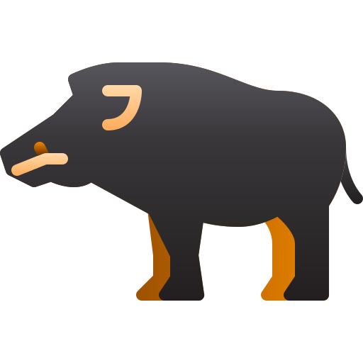 Wild boar Generic Flat Gradient icon
