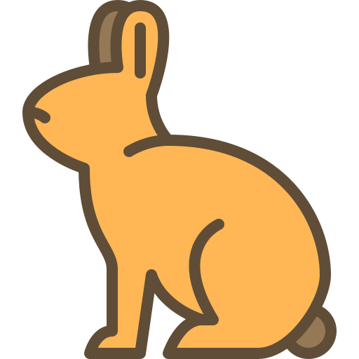 Rabbit Berkahicon Lineal Color icon