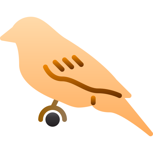 Sparrow Generic Flat Gradient icon
