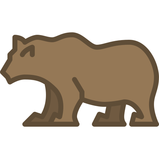 oso Berkahicon Lineal Color icono