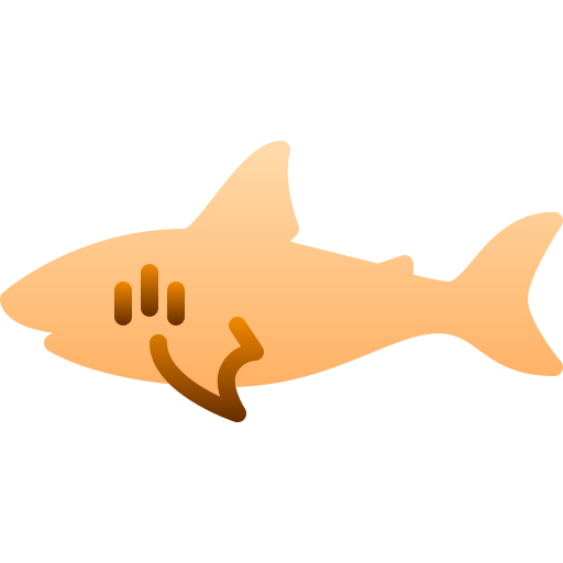 tubarão Generic Flat Gradient Ícone
